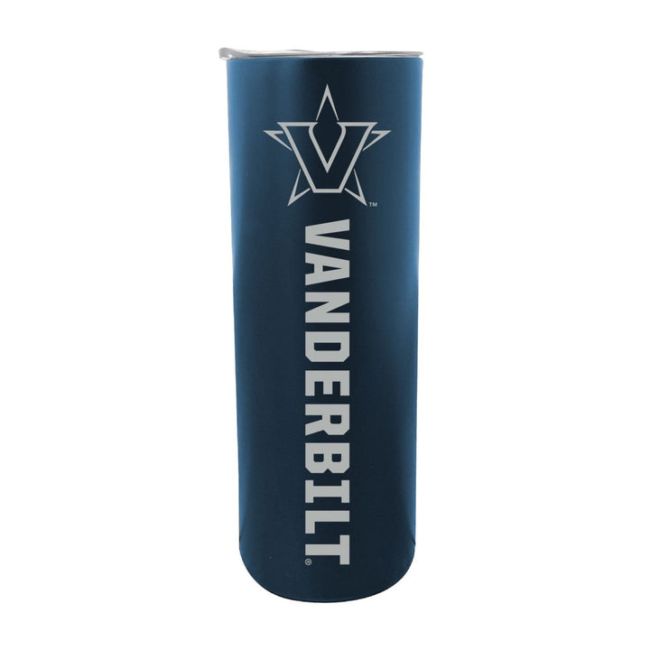 Vanderbilt University NCAA Laser-Engraved Tumbler - 16oz Stainless Steel Insulated Mug Image 1