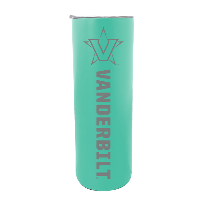 Vanderbilt University NCAA Laser-Engraved Tumbler - 16oz Stainless Steel Insulated Mug Image 6