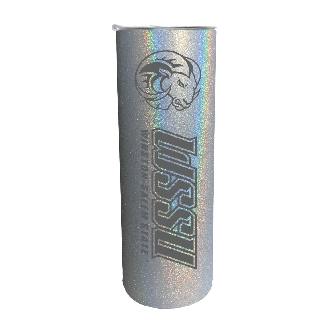 Winston-Salem State NCAA Laser-Engraved Tumbler - 16oz Stainless Steel Insulated Mug Image 4