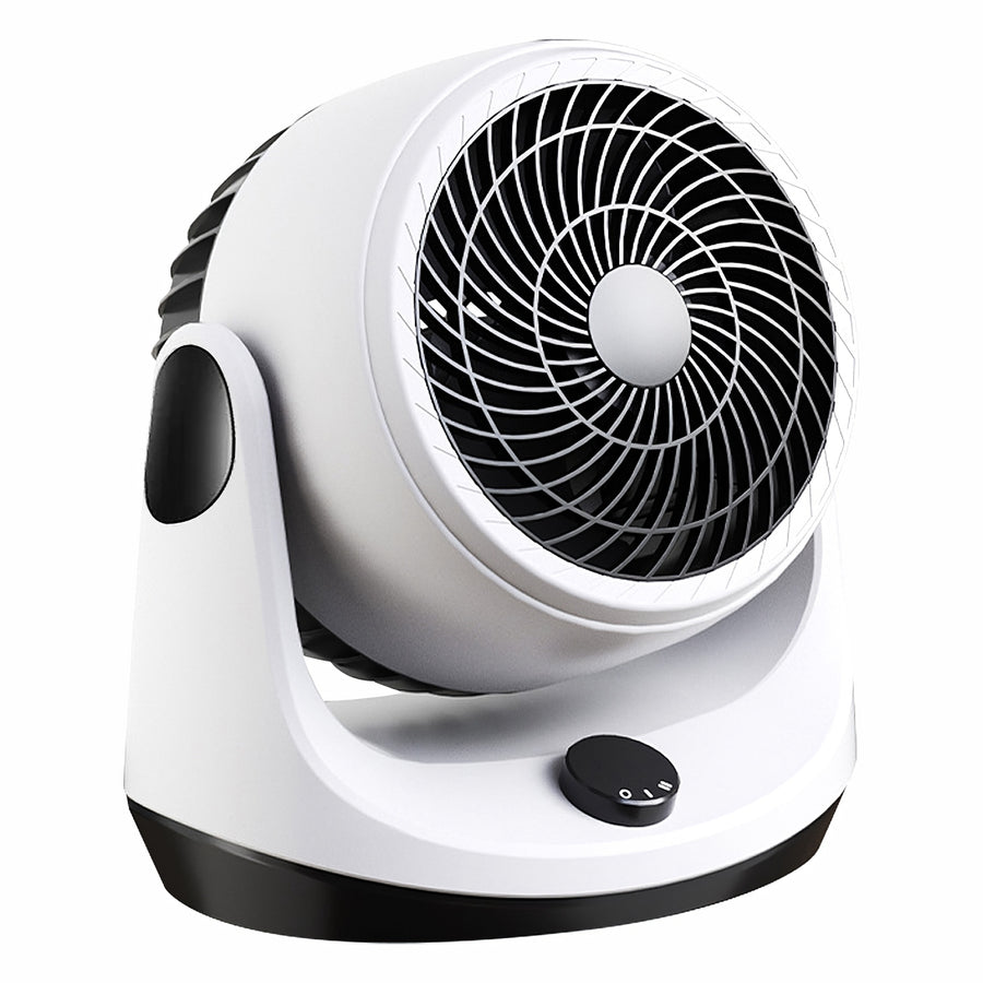 Table Desktop Fan Air Circulator Office Fan with 2 Speeds 270 Adjustable Head USB Plug Play for Room Office Kitchen Image 1