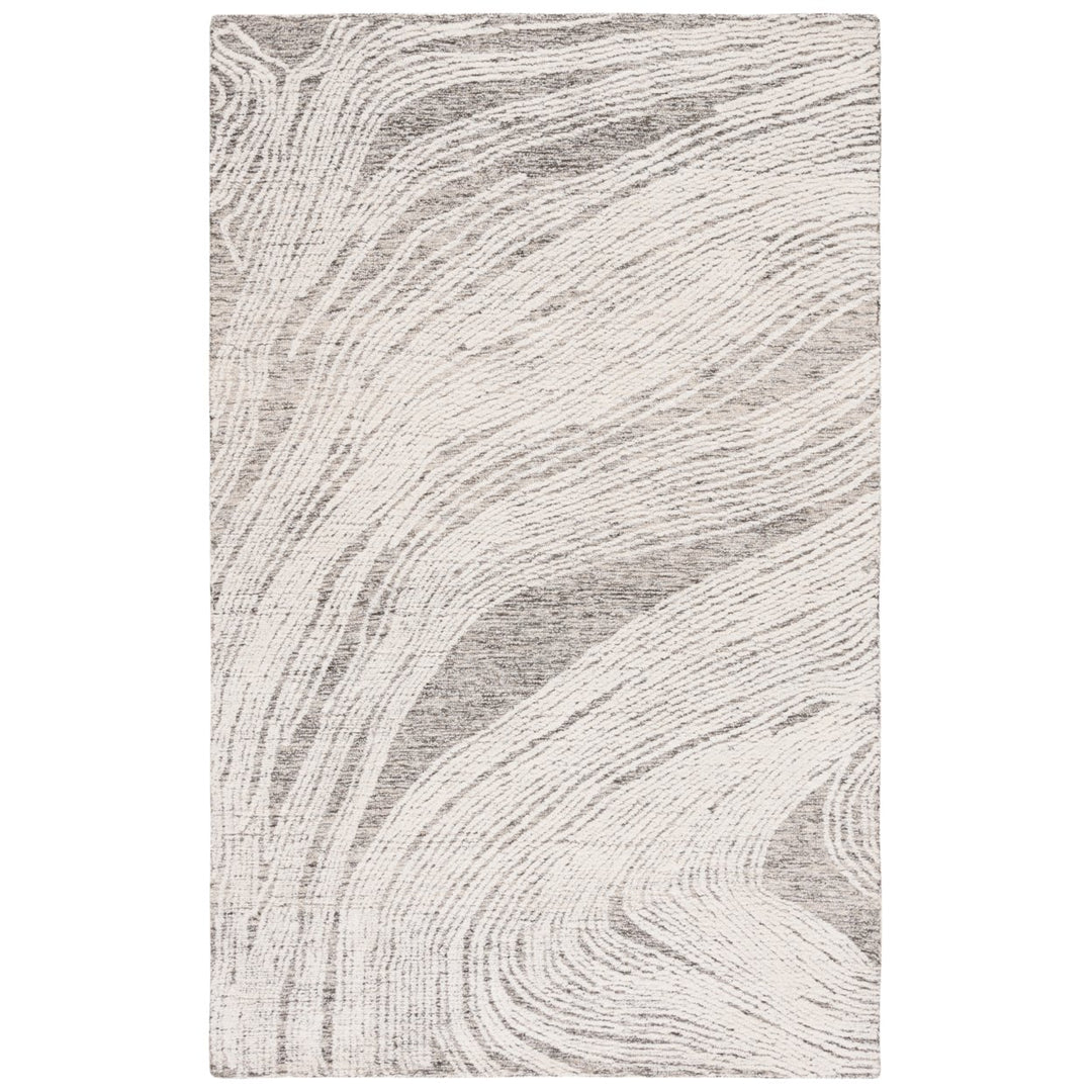 SAFAVIEH ABT925H Abstract Charcoal / Ivory Image 1