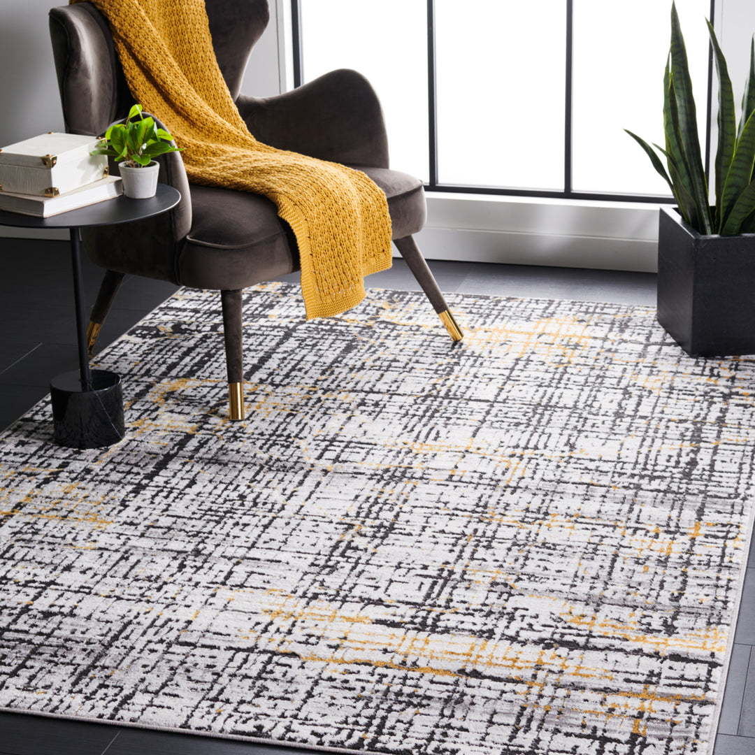 Safavieh ALA248D Amelia Charcoal / Gold Image 1