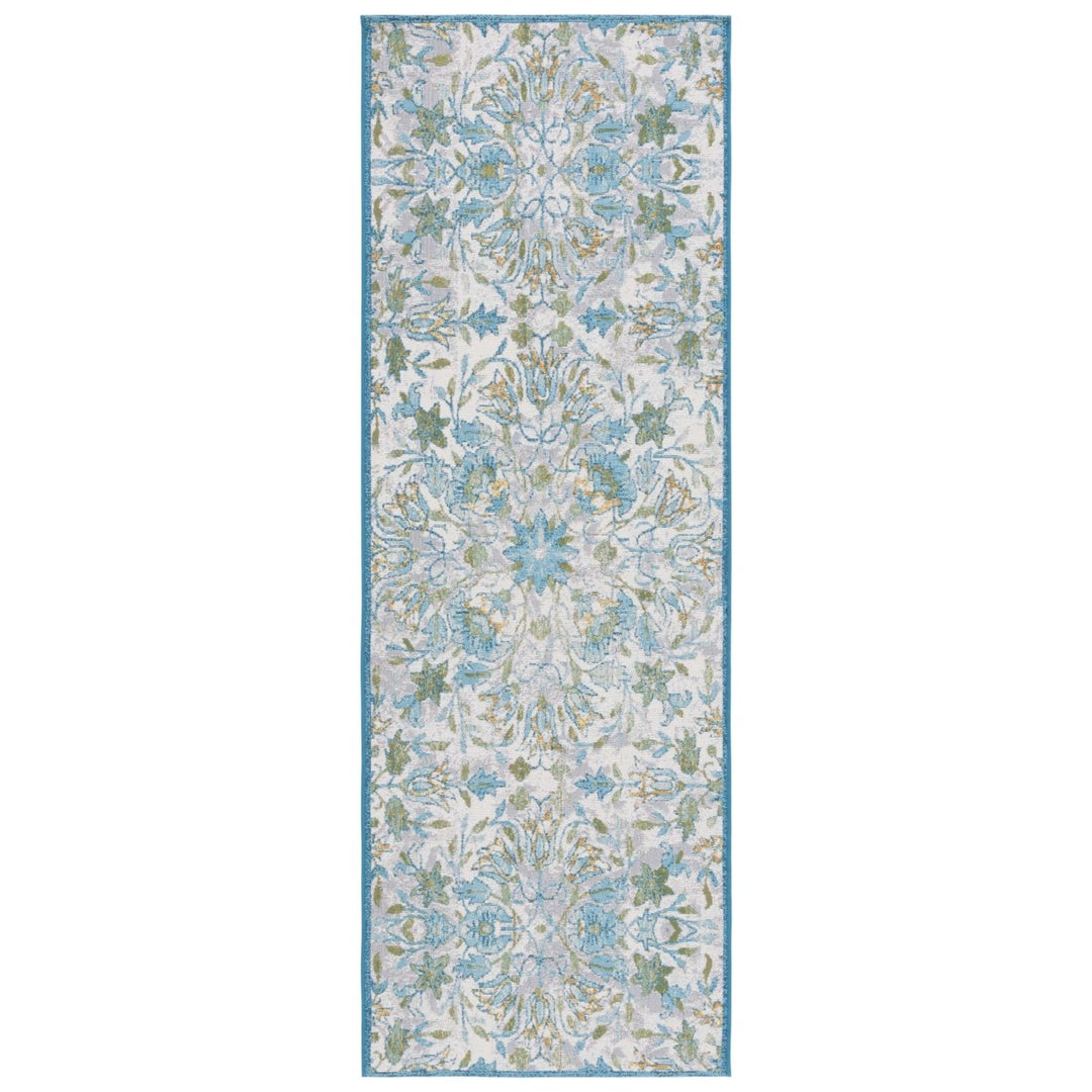 Safavieh BAR513M Barbados 500 Ivory / Light Blue Image 1