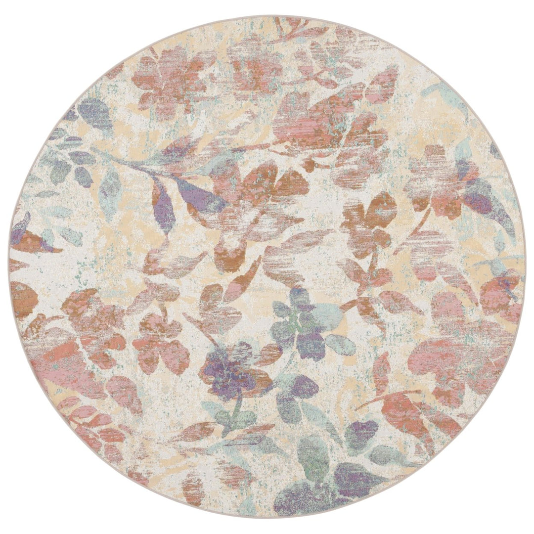 Safavieh BAR525B Barbados 500 Beige / Red Image 1