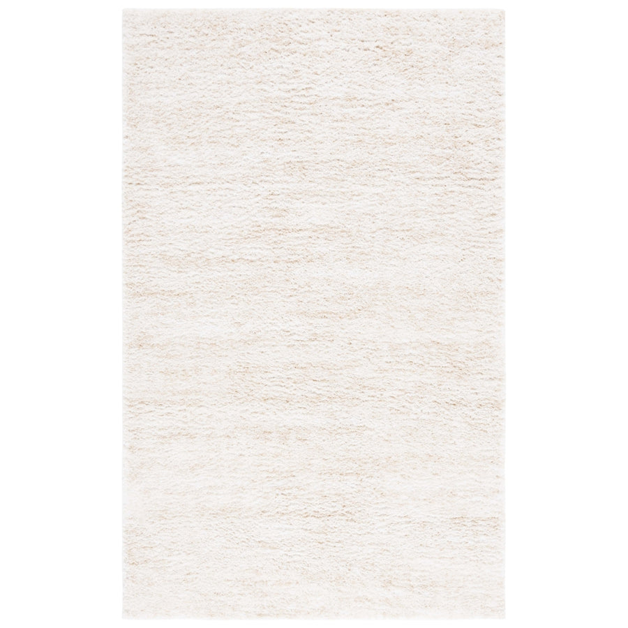 SAFAVIEH BER563A Berber Shag Ivory / Beige Image 1