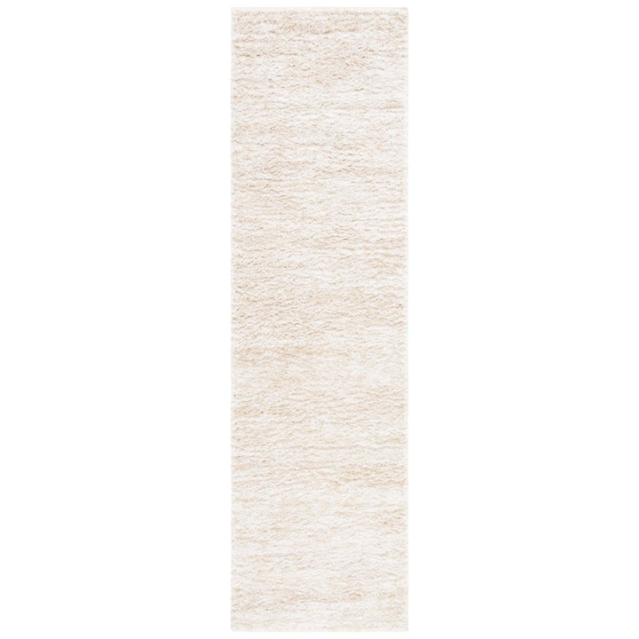 SAFAVIEH BER563A Berber Shag Ivory / Beige Image 1