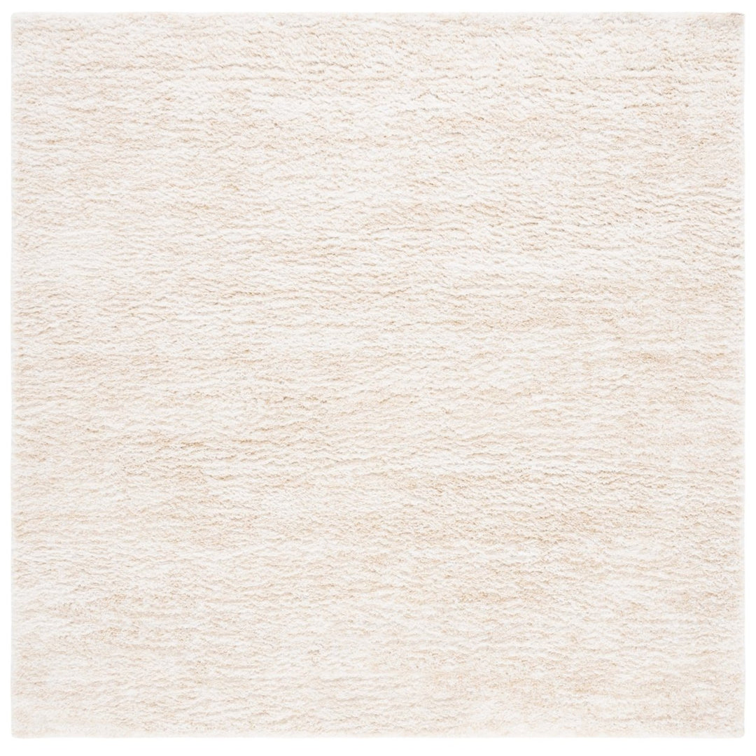 SAFAVIEH BER563A Berber Shag Ivory / Beige Image 1