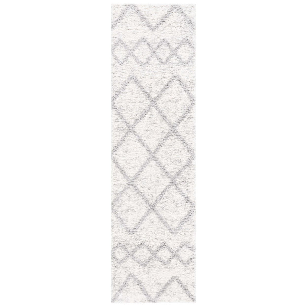 Safavieh BER572F Berber Shag Ivory / Grey Image 1