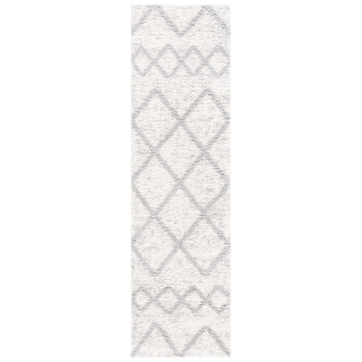 Safavieh BER572F Berber Shag Ivory / Grey Image 1