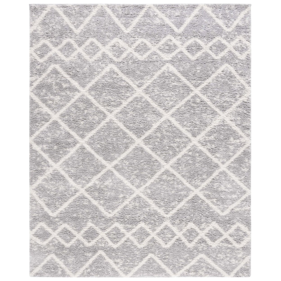 Safavieh BER572G Berber Shag Grey / Ivory Image 1