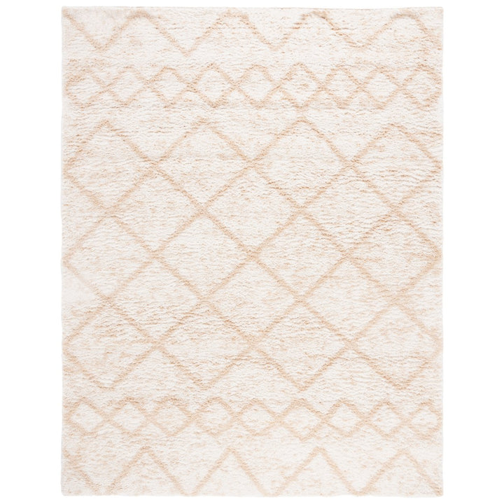 Safavieh BER572A Berber Shag Ivory / Beige Image 1