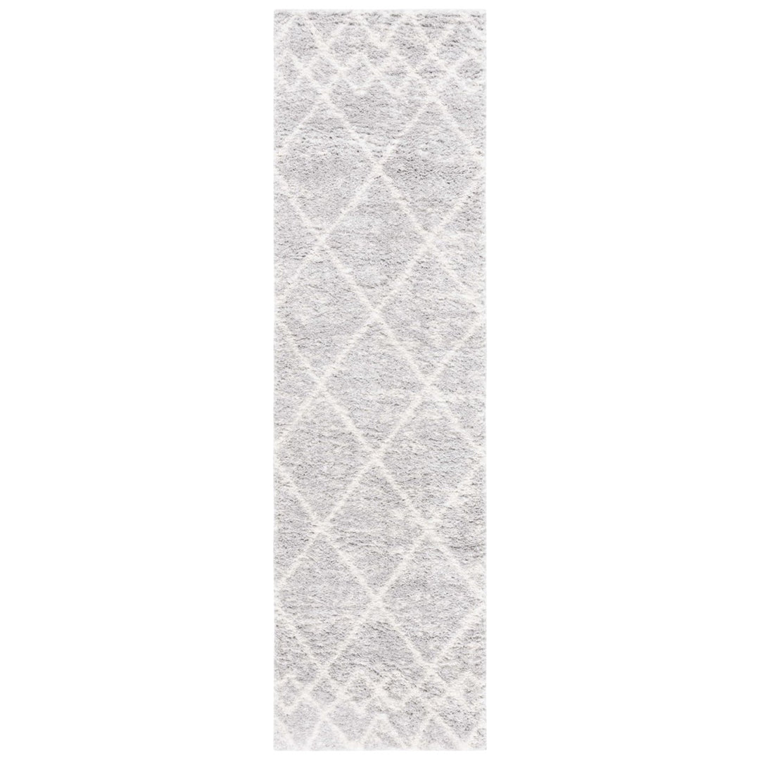 Safavieh BER574G Berber Shag Ivory / Grey Image 1