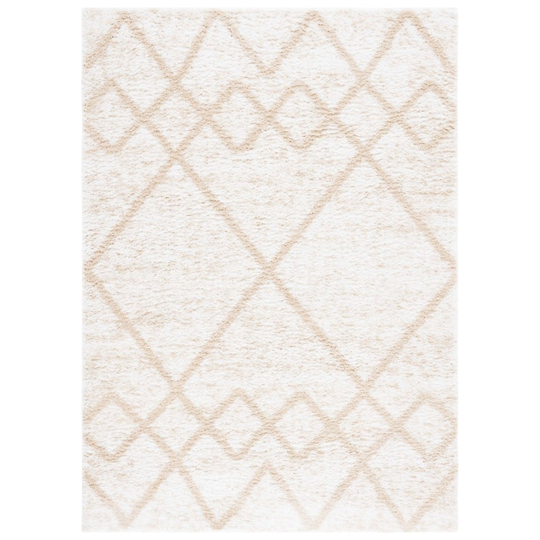 Safavieh BER574A Berber Shag Ivory / Beige Image 1