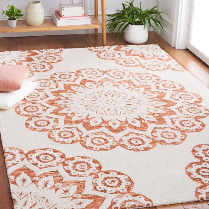 Safavieh BLM108U Blossom Ivory / Pink Image 1