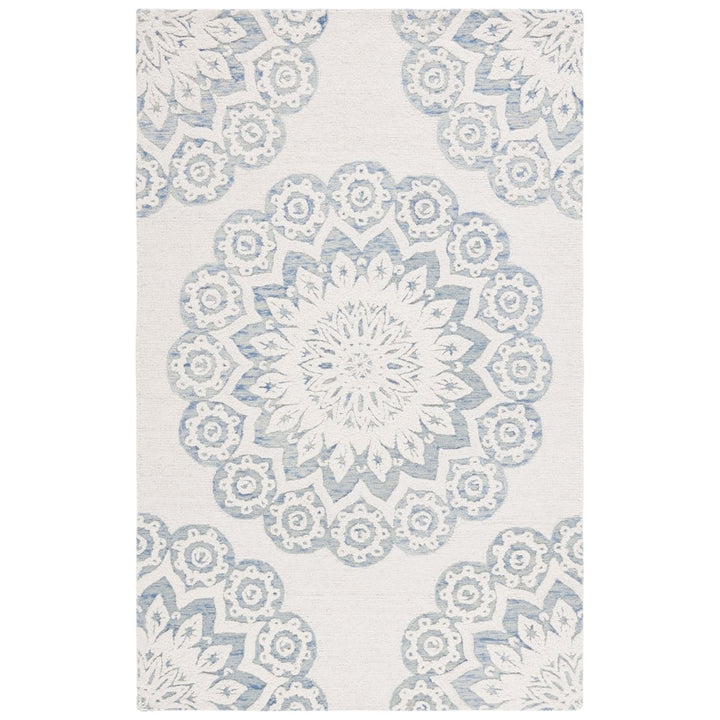 Safavieh BLM108M Blossom Ivory / Blue Image 1