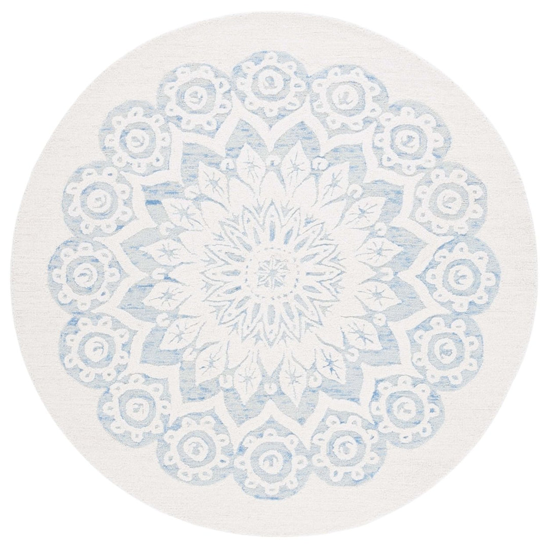 Safavieh BLM108M Blossom Ivory / Blue Image 1