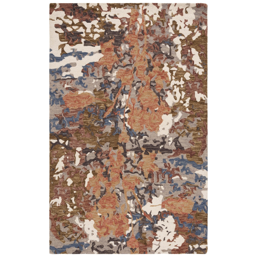 Safavieh BLM460P Blossom Rust / Ivory Image 2