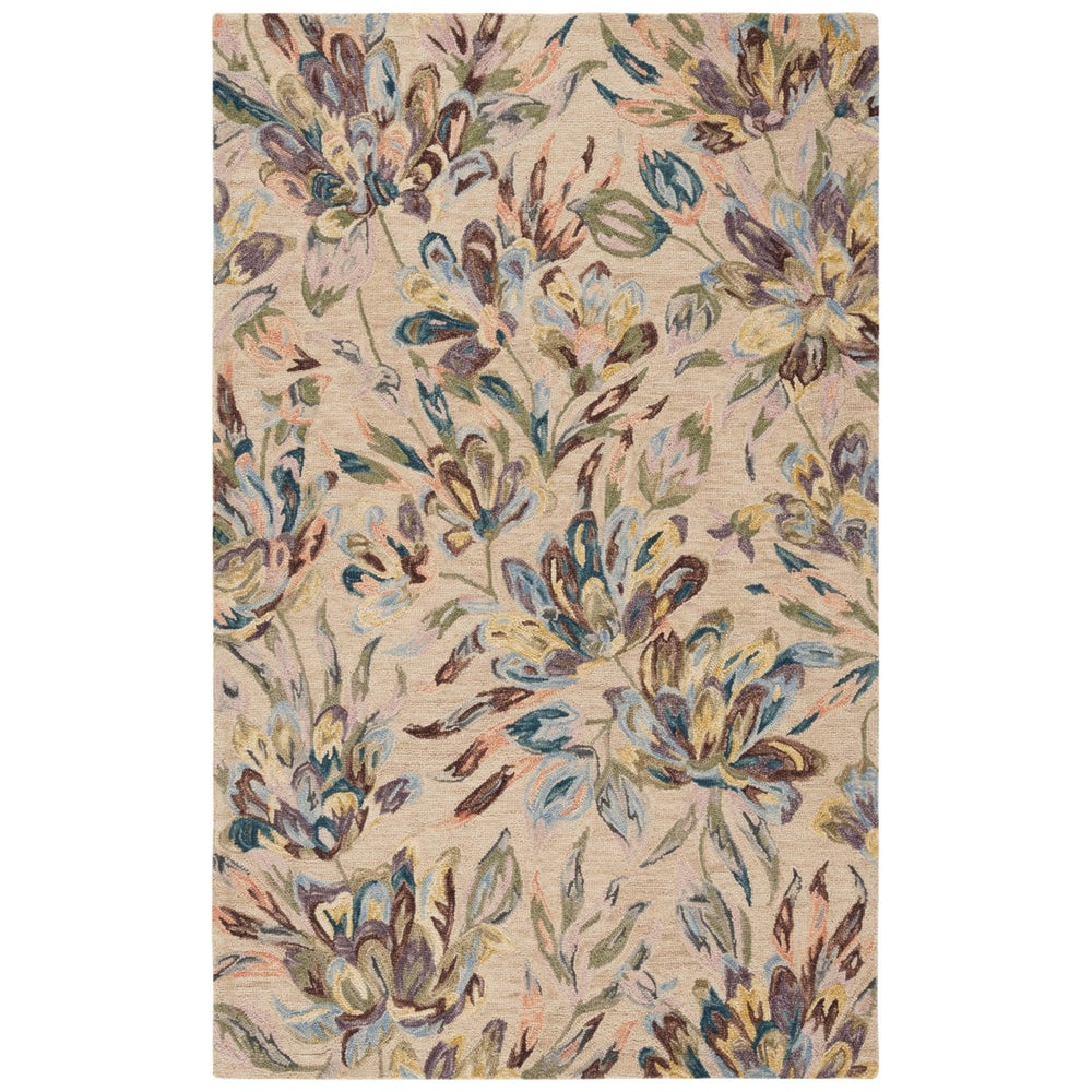 Safavieh BLM462B Blossom Beige / Purple Image 2