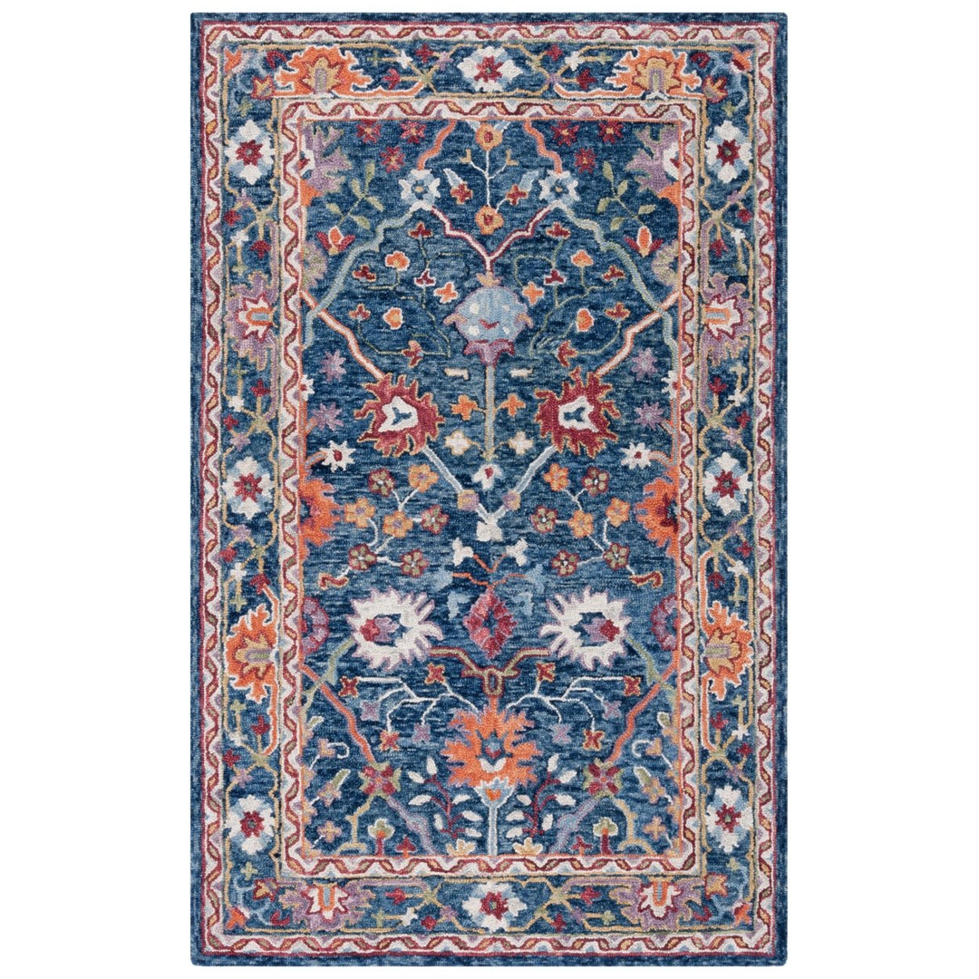 Safavieh BLM686M Blossom Blue / Red Image 1