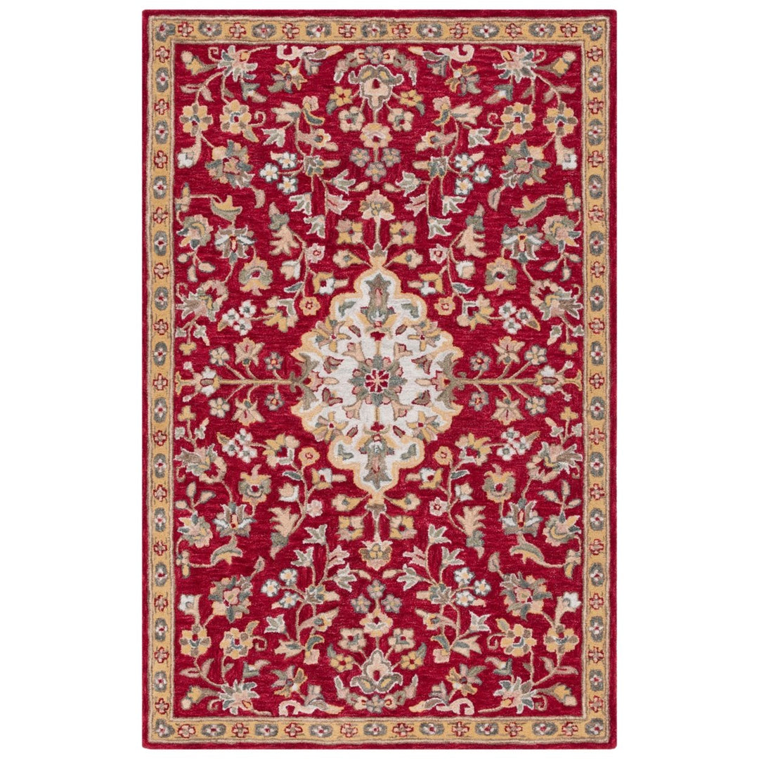 Safavieh BLM688Q Blossom Red / Ivory Image 1