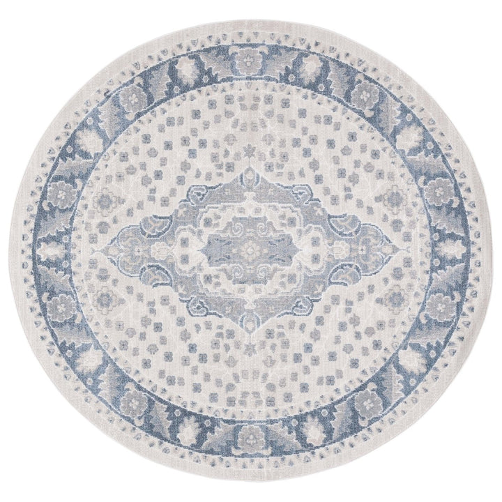 Safavieh BLR208B Blair Washable Beige / Grey Blue Image 1