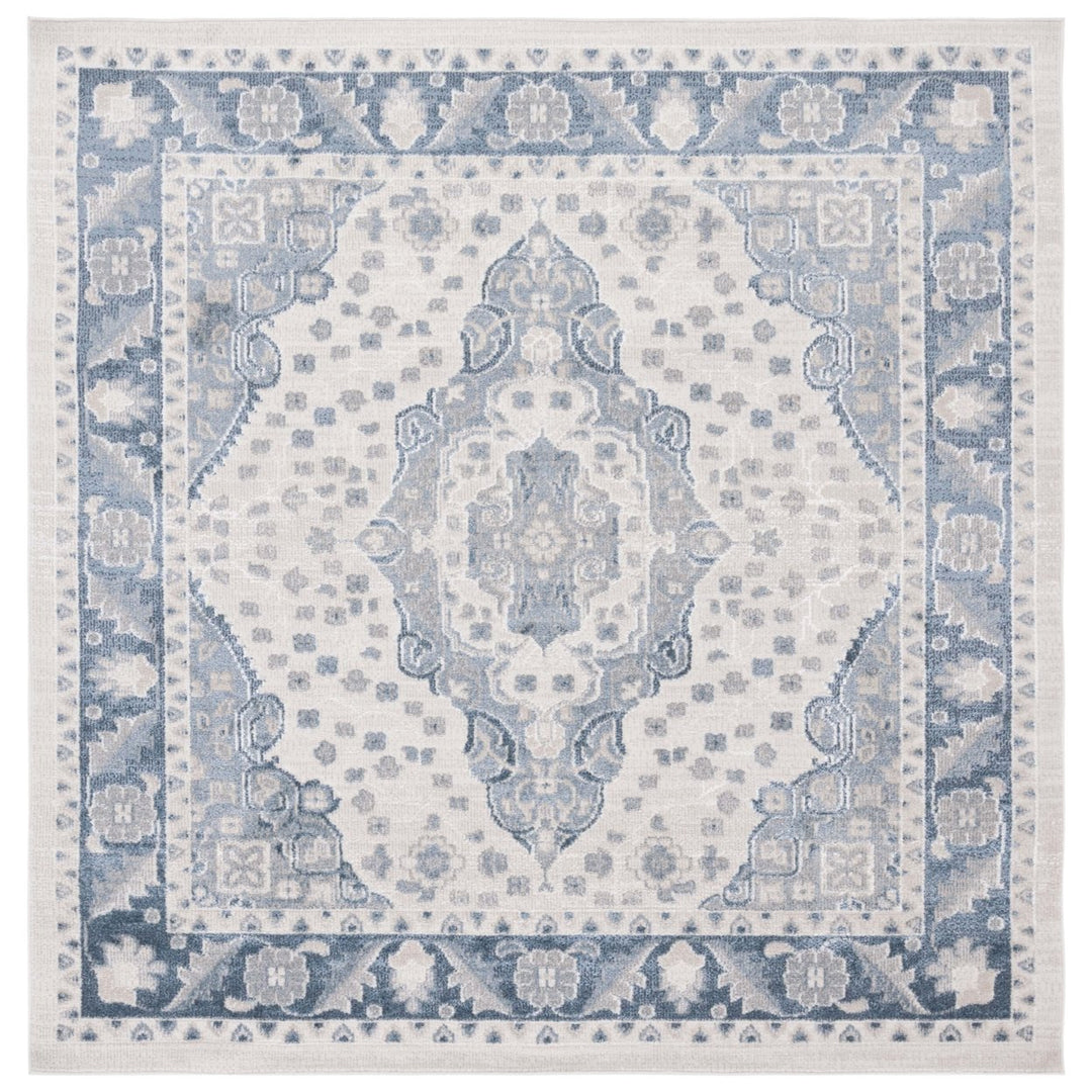 Safavieh BLR208B Blair Washable Beige / Grey Blue Image 1