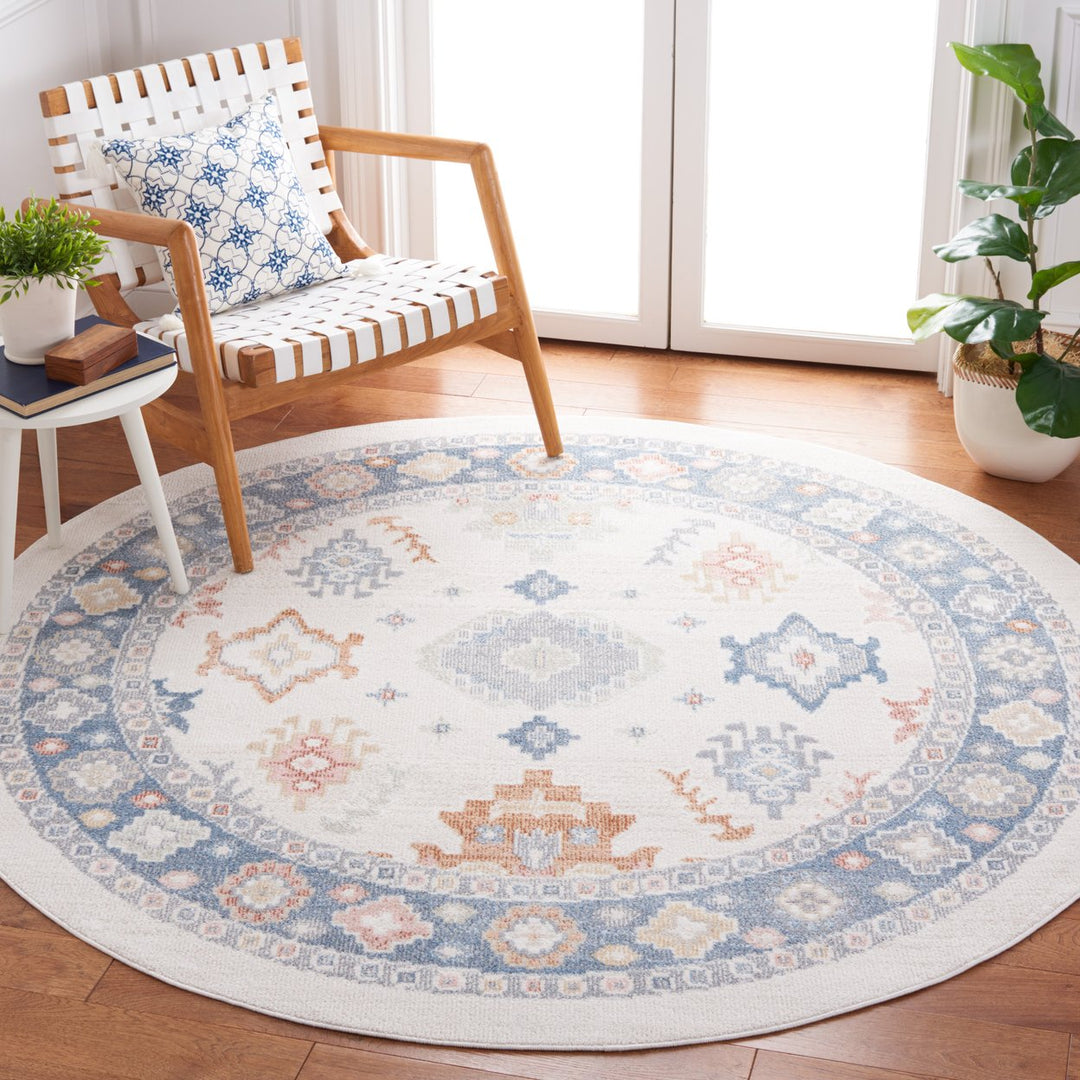 Safavieh BLR218B Blair Washable Beige / Blue Image 8