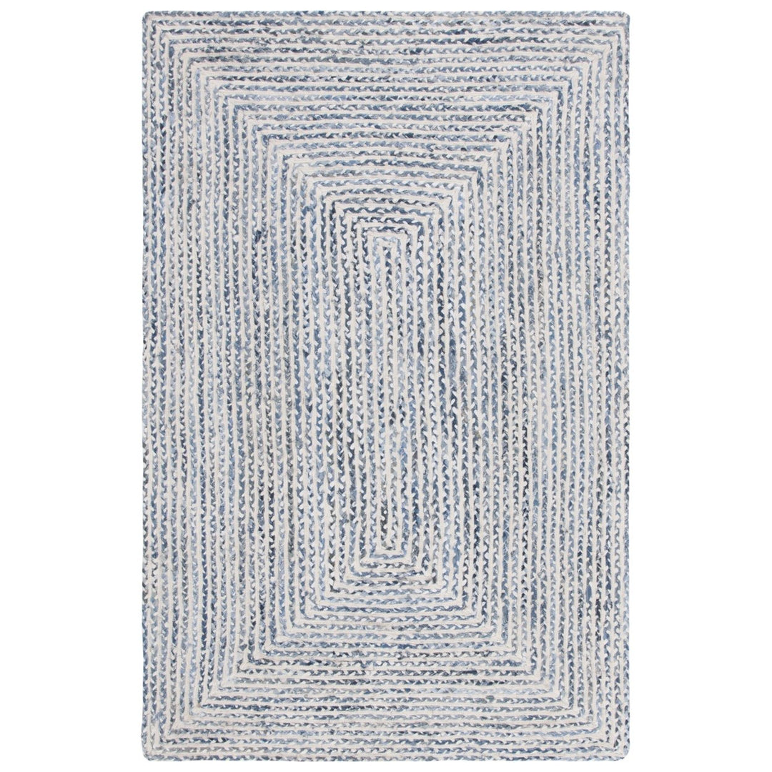 Safavieh BRD260M Braided Blue / Ivory Image 2