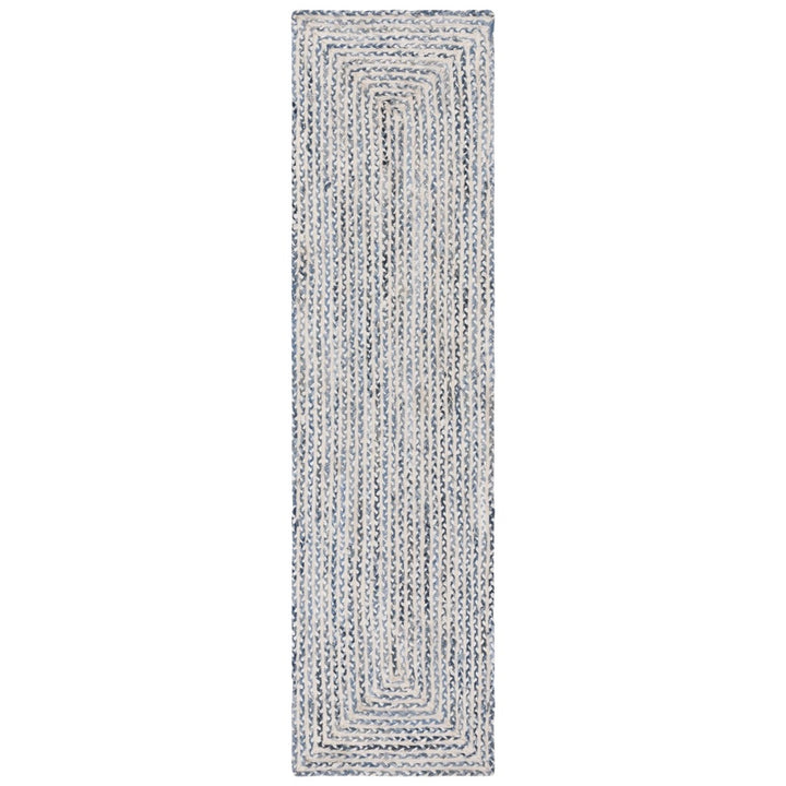 Safavieh BRD260M Braided Blue / Ivory Image 8