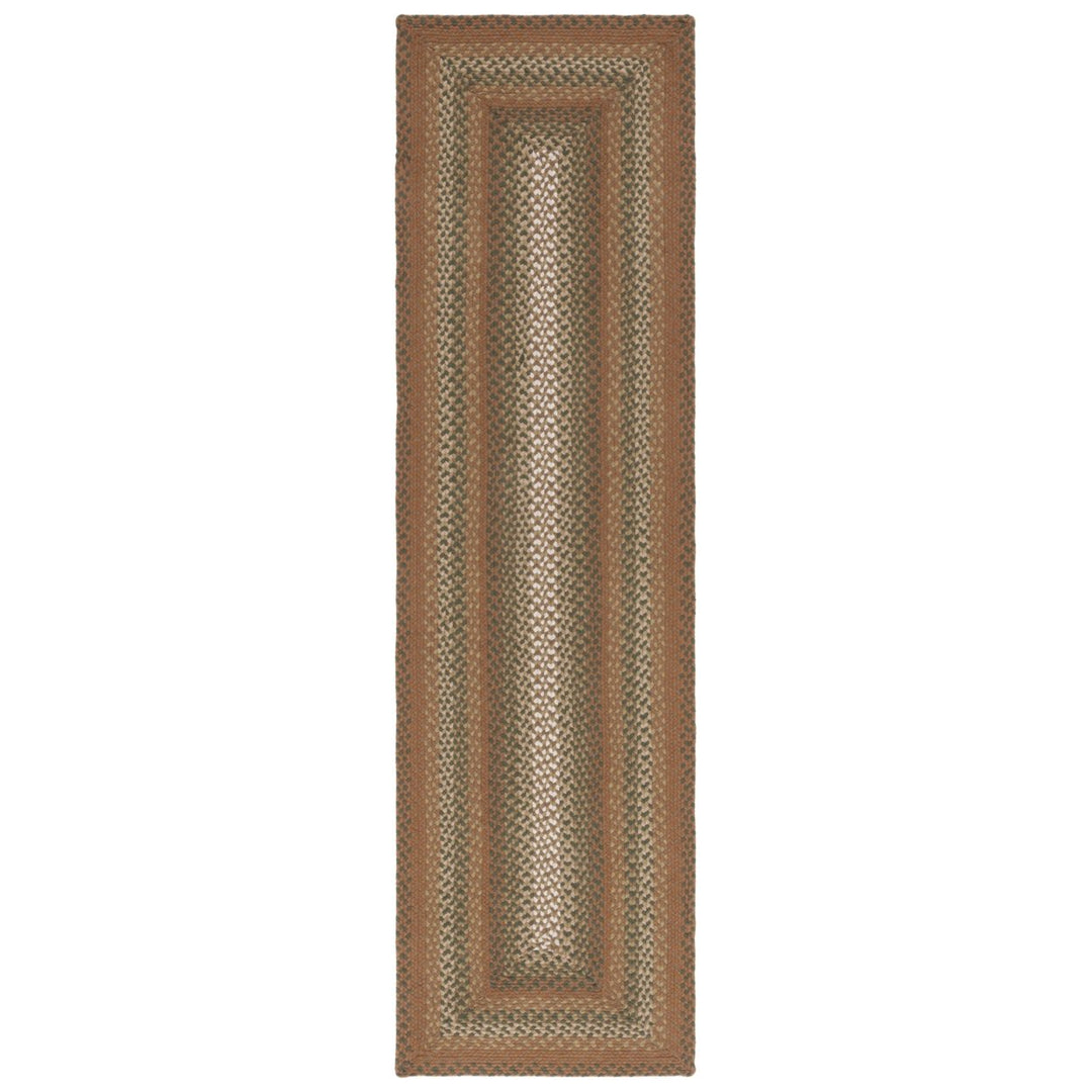 Safavieh BRD651A Braided Ivory / Brown Image 1