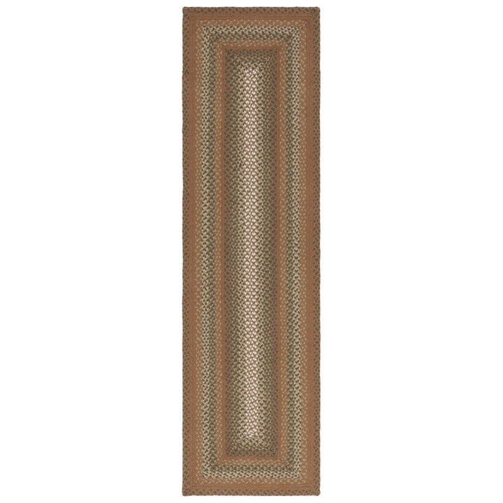 Safavieh BRD651A Braided Ivory / Brown Image 1