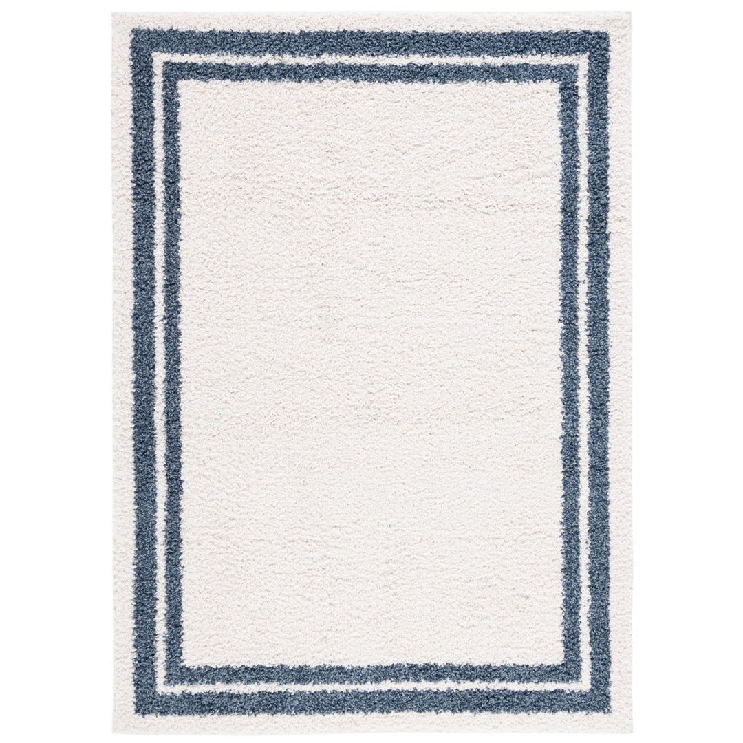 Safavieh CLC100A Calico Shag Ivory / Blue Image 1