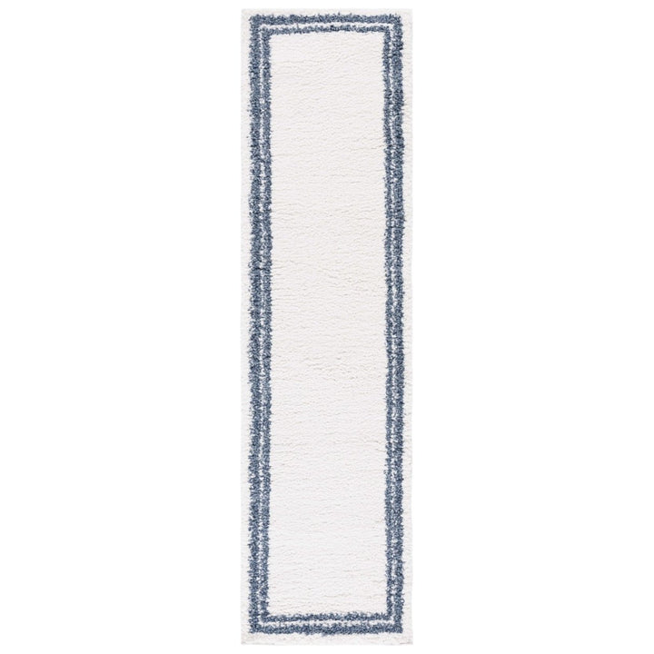 Safavieh CLC100A Calico Shag Ivory / Blue Image 1