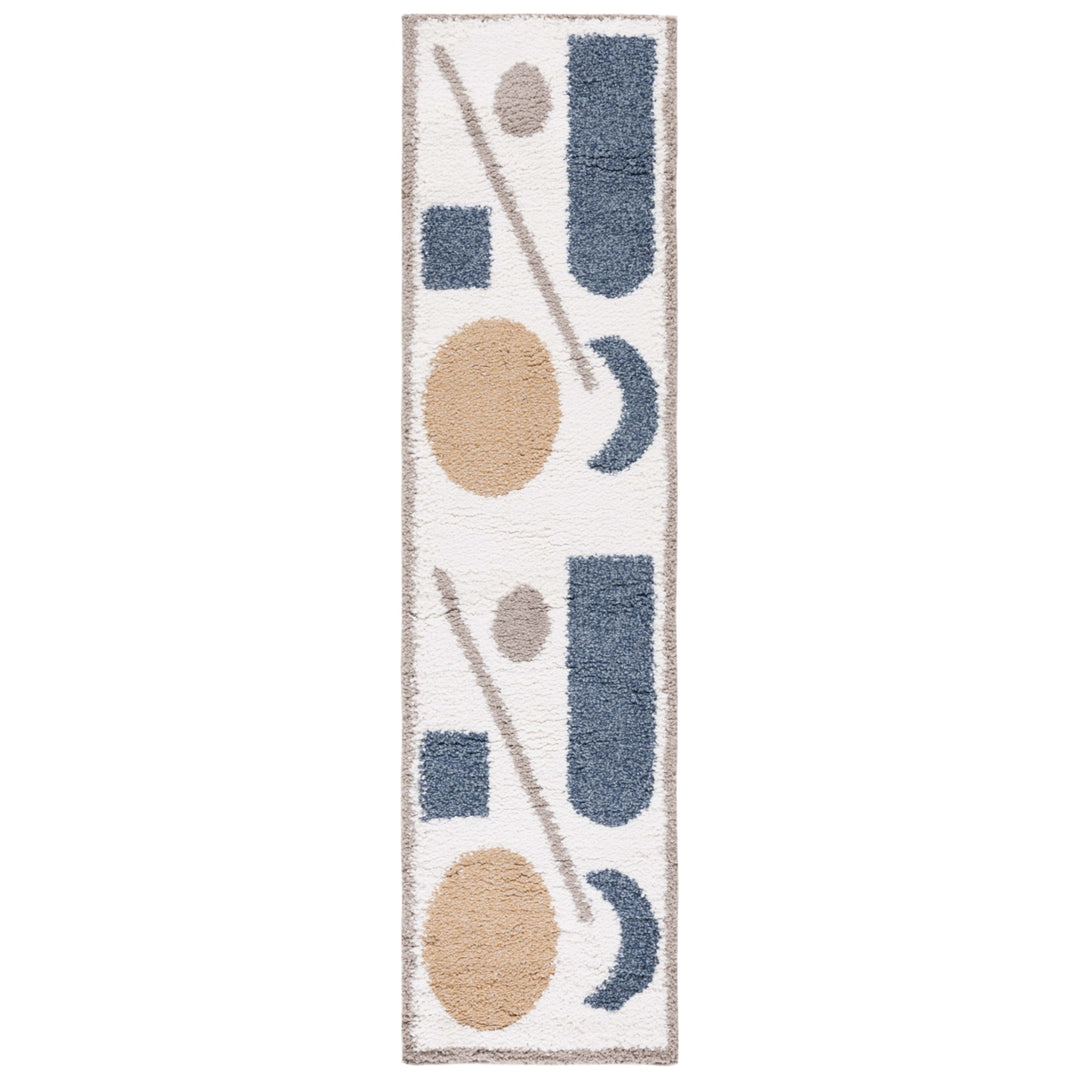 Safavieh CLC114A Calico Shag Ivory / Blue Image 10