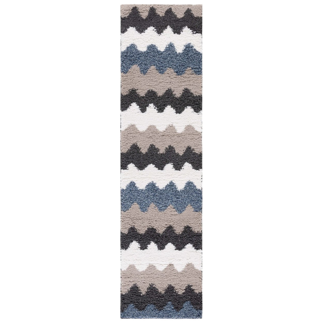 Safavieh CLC116Z Calico Shag Black / Taupe Image 1