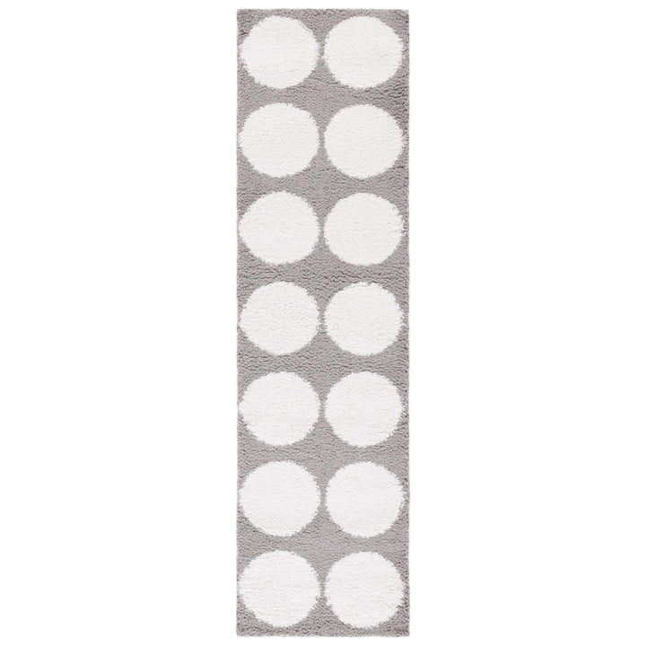 SAFAVIEH CLC120F Calico Shag Grey / Ivory Image 1