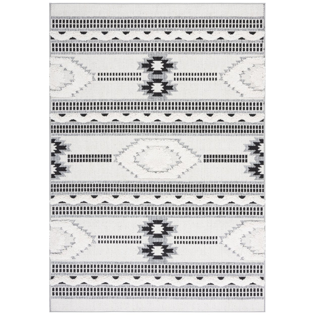 Safavieh COT206B Cottage Ivory / Black Image 1