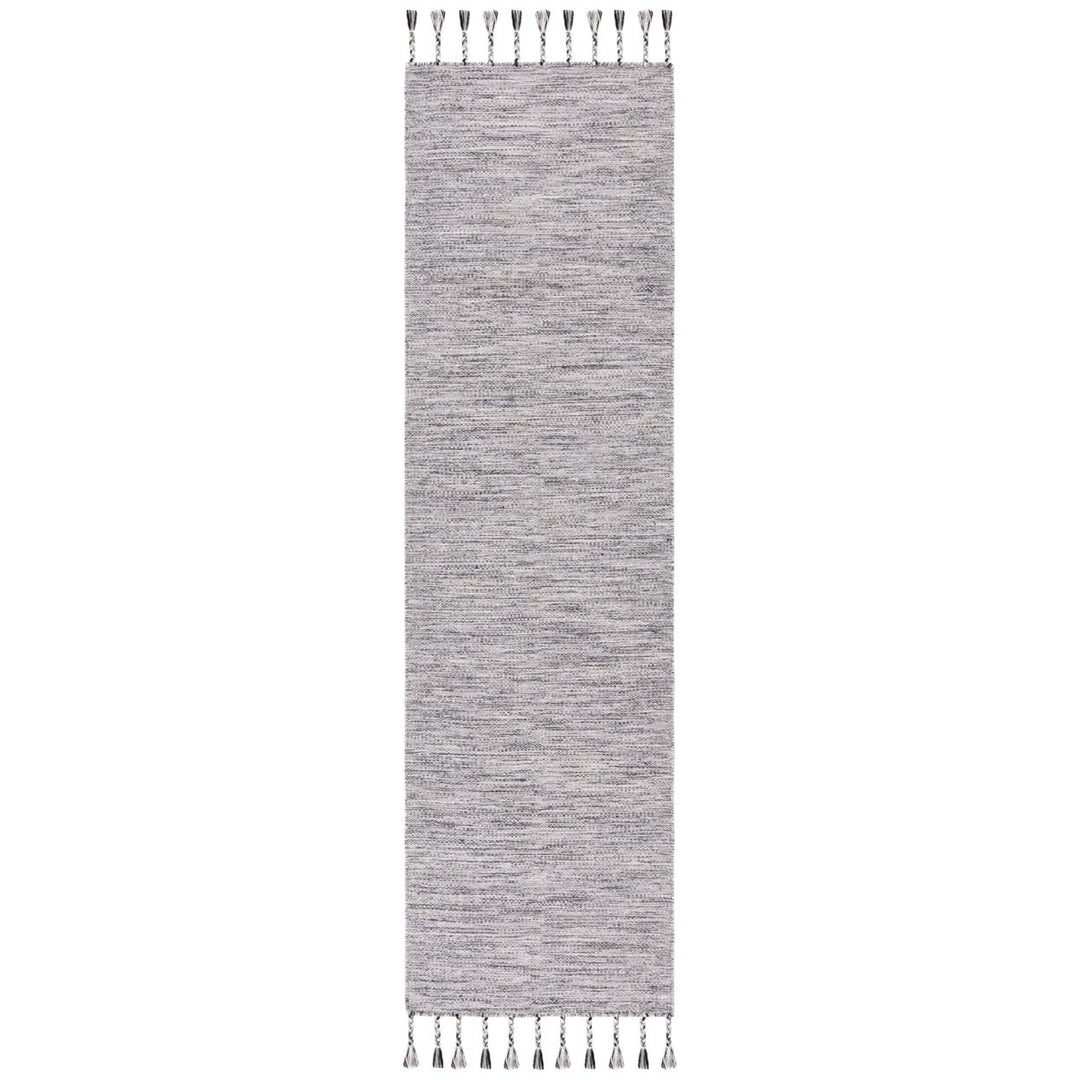 Safavieh DHU801H Dhurries Dark Grey / Beige Image 1