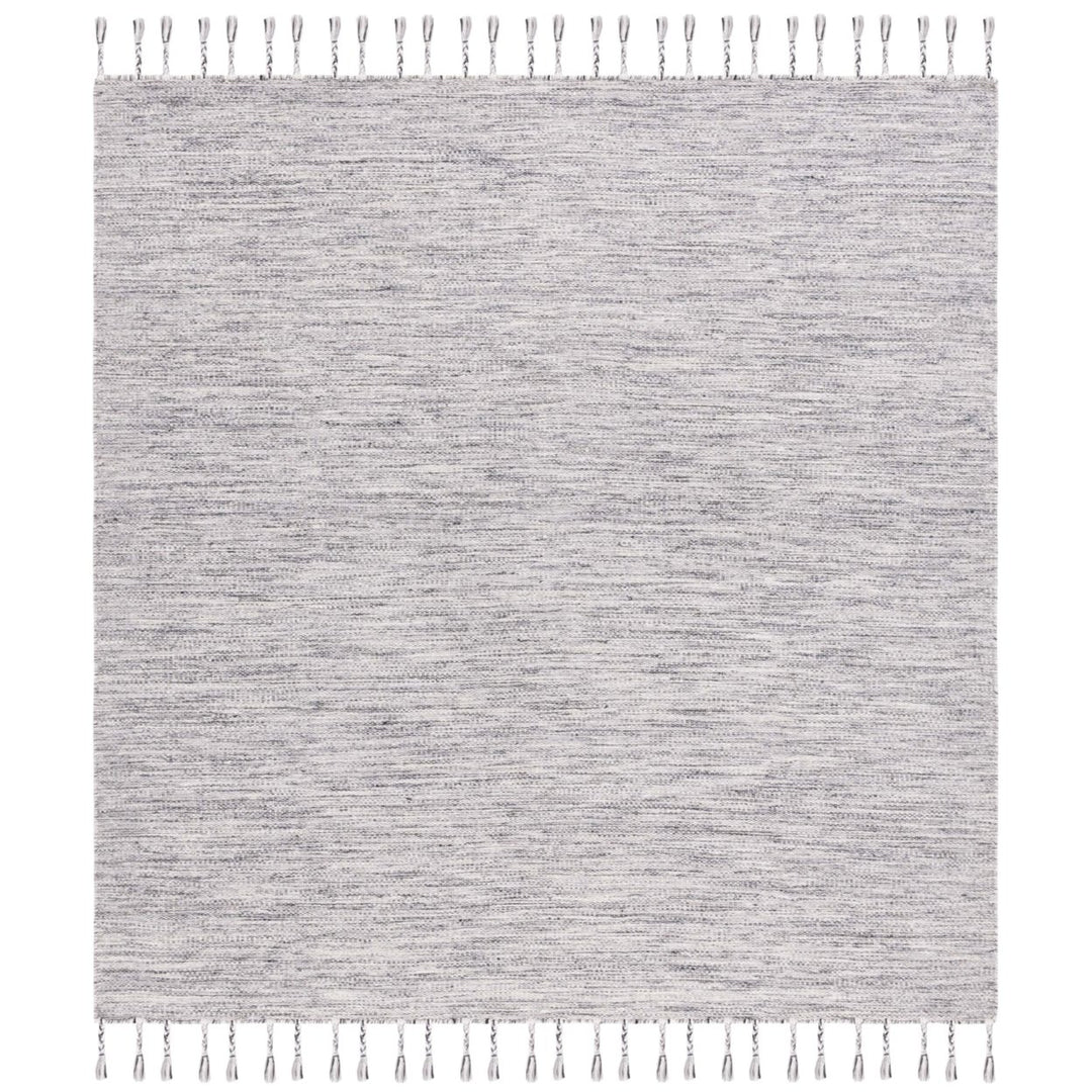 Safavieh DHU801H Dhurries Dark Grey / Beige Image 1