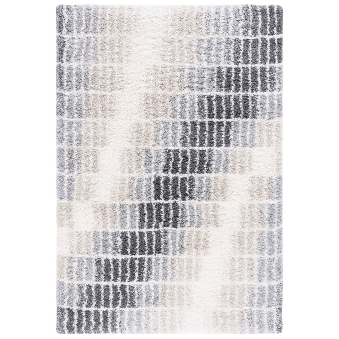 Safavieh FNT823A Fontana Shag 800 Ivory / Grey Image 2