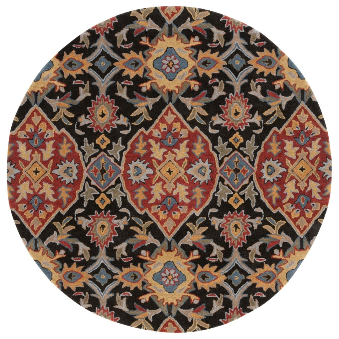 Safavieh HG653H Heritage Charcoal / Red Image 1