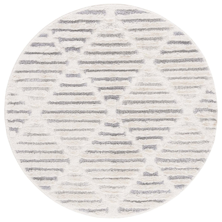 Safavieh HLS212B Hi-Lo Shag Beige / Grey Image 1