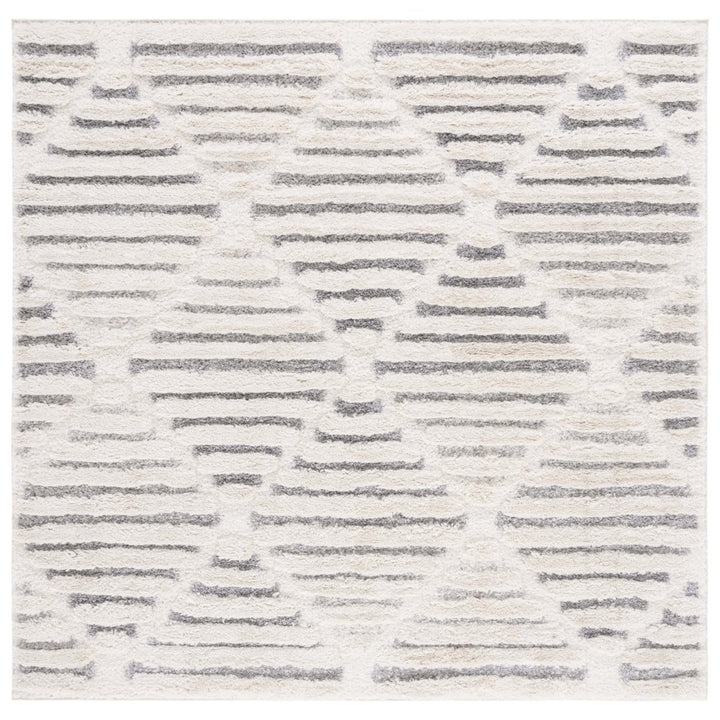 Safavieh HLS212B Hi-Lo Shag Beige / Grey Image 6