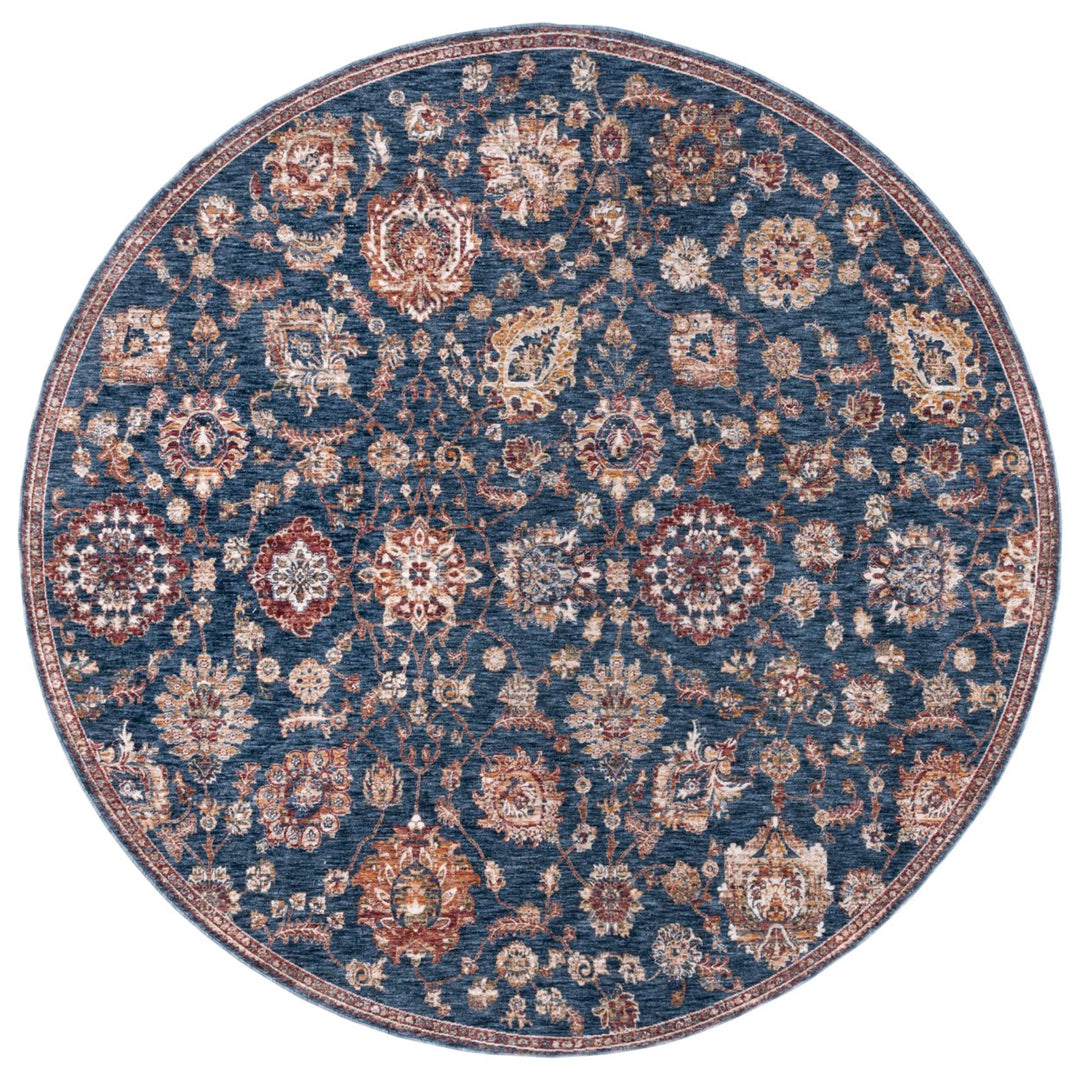 Safavieh HRL718N Heirloom 700 Navy / Beige Image 11