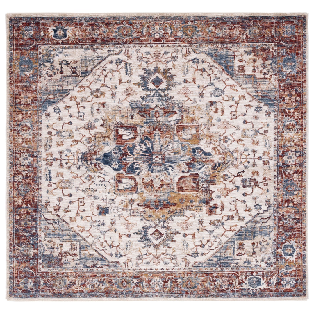 Safavieh HRL796A Heirloom 700 Ivory / Blue Rust Image 11