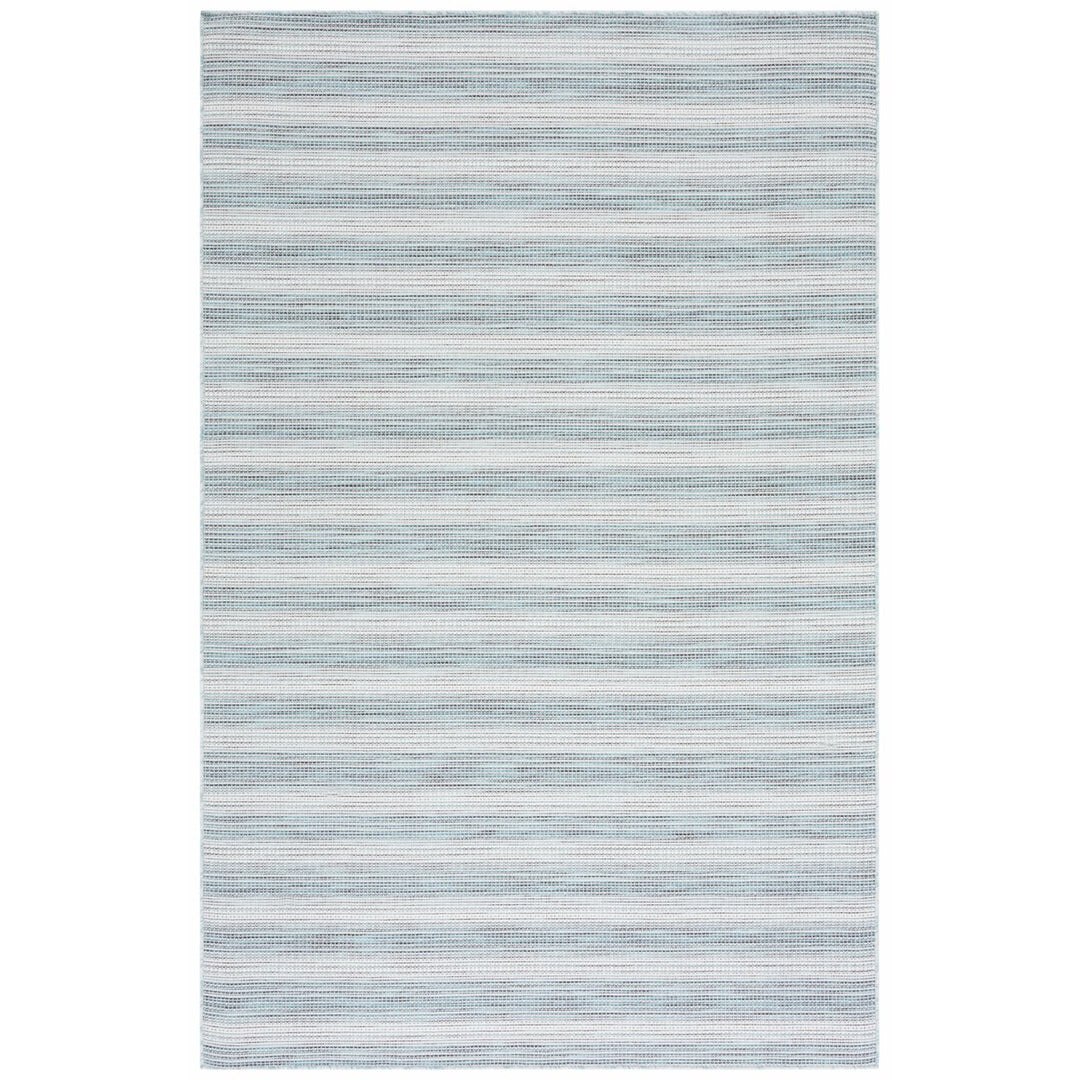 Safavieh HTN231L Hampton Aqua / Ivory Image 1