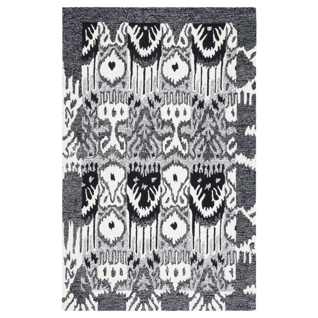 Safavieh IKT651Z Ikat Black / Ivory Image 1