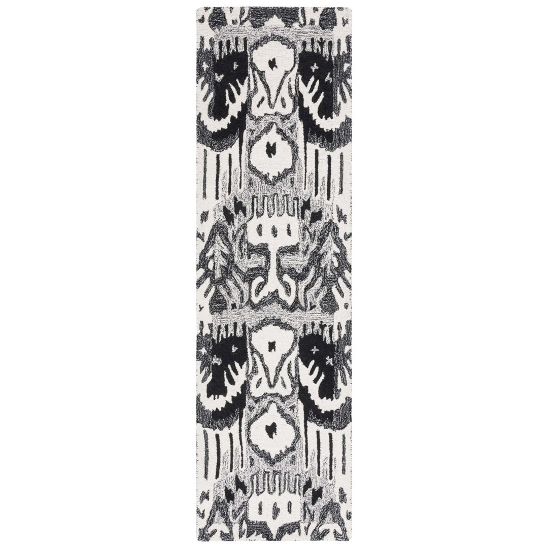 Safavieh IKT651Z Ikat Black / Ivory Image 1