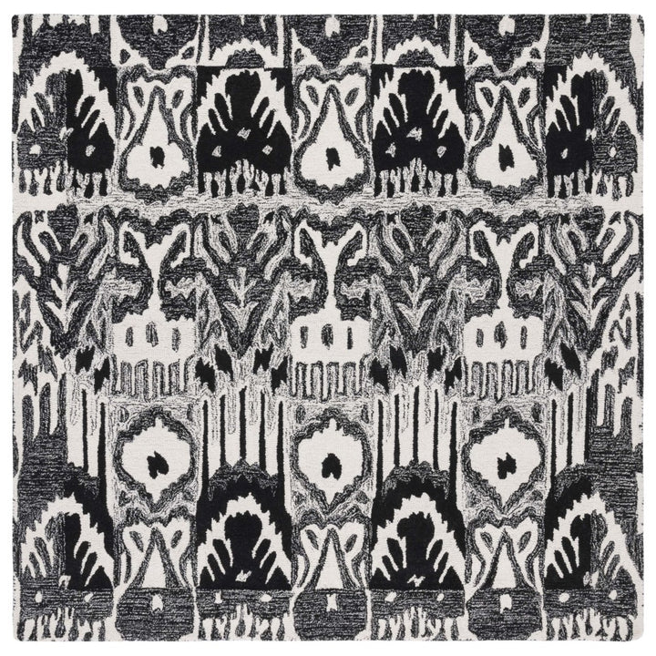 Safavieh IKT651Z Ikat Black / Ivory Image 1