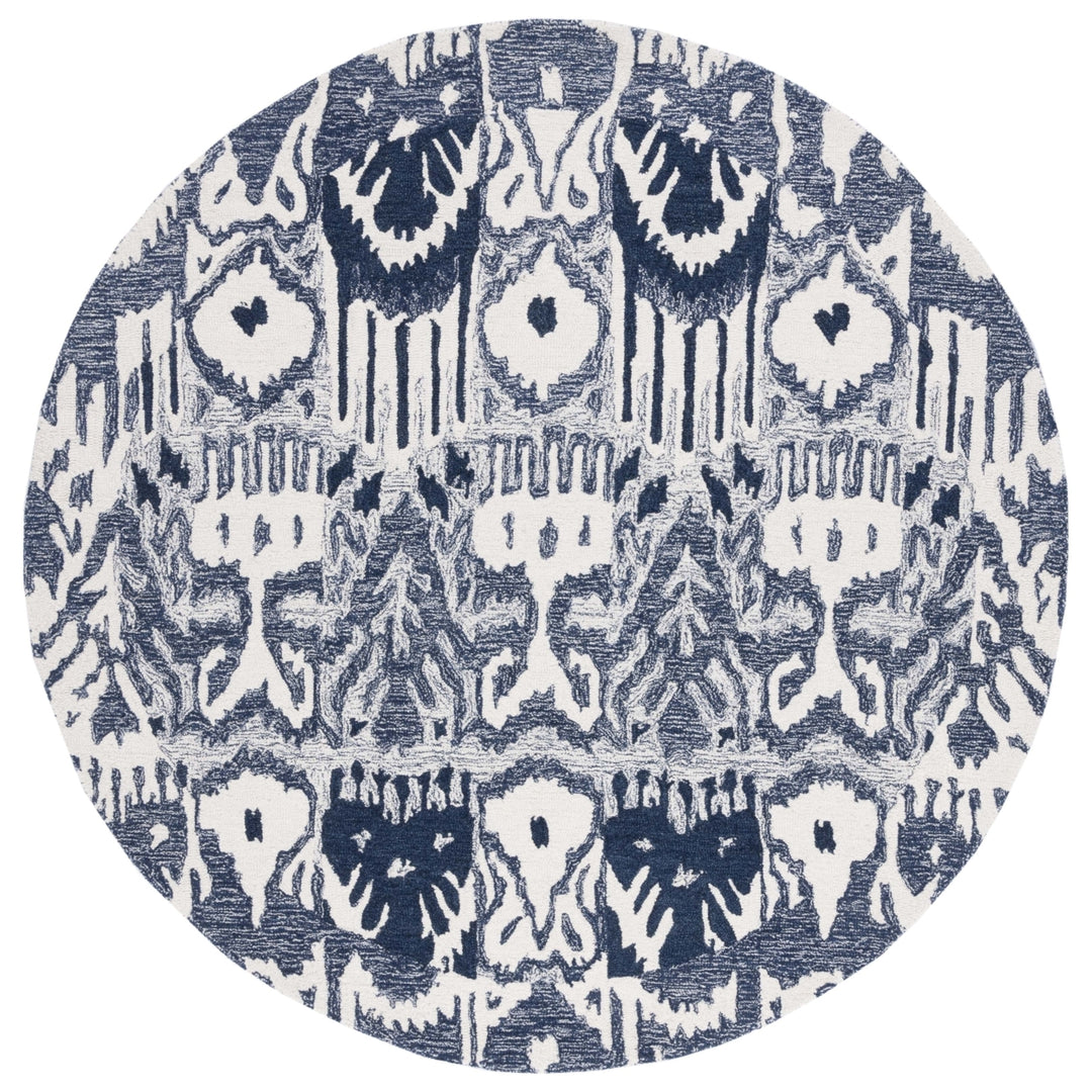 Safavieh IKT651M Ikat Blue / Ivory Image 10